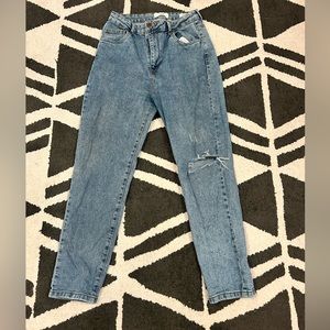 cotton on stretchy mom jeans size "10"